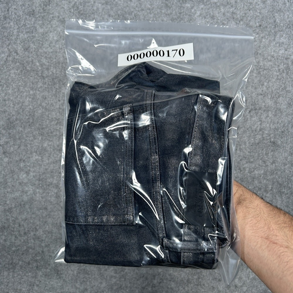 Lauren Ralph Lauren Jeans Womens Size 6 30x29 Black Classic Skinny Waxed - Picture 16 of 16